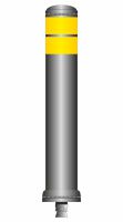 DK-8BS-M80-W-Y; 800xØ130mm - grey - yellow tape