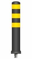 PC-80LSBLY; 800xØ130mm - black - tape yellow