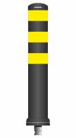 PC-80LSBLLY; 800xØ130mm - black - tape lime yellow