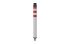 FTNS-80W-R 800xØ80mm - white - tape red
