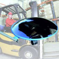 Inspection mirror 45 cm on wheels with telescopic steel 1 to 2 meters